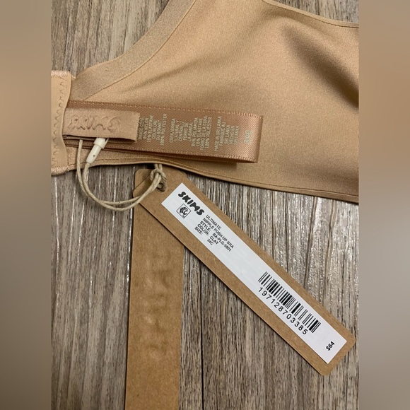 SKIMS ULTIMATE NIPPLE PUSH-UP BRA 34 C CLAY/BNWT - Picture 10 of 10